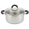 King Hoff Kinghoff KH-4344 modernus nerūdijančio plieno puodas su dangčiu, 20 cm