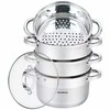 Klausberg KB-7140 nerūdijančio plieno garintuvų rinkinys, 5 dalys, 20 cm