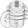 Garų puodas Klausberg KB-7143 nerūdijančio plieno garintuvų rinkinys, 5 dalys, 22 cm