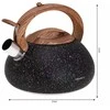 Klausberg KB-7282 švilpiantis virdulys 2,7 l su granito medžio apdaila