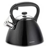 Klausberg KB-7208 3L juodas INOX nerūdijančio plieno virdulys su švilpimu