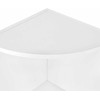 Leobert Kampinis stelažas su 5 lentynomis, baltas, 30 × 30 × 129,5 cm