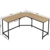 Biurko Leobert LWD073B11 Dąb Sonoma 149 cm x 50 cm