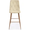 Leobert Baro kėdė LIBRA su aksominiu apmušalu, šviesiai smėlinė, 112 cm