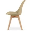 Leobert MARK kėdė - tamsiai smėlio spalvos / natūralios kojos x 1