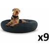 Unizoo Pliušinė lova L 80cm - tamsiai pilka x 9