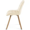 Leobert Kėdė, šviesiai smėlinė, 86 × 53 × 59 cm, 2 vnt.