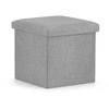 Leobert Sulankstomas pufas M - 30x30x30cm pilkas x 16