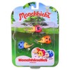 MONCHHICHI Monchhinelles figūrėlės, 3 vnt. pakuotėje, 4 cm