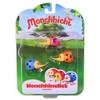 MONCHHICHI Monchhinelles figūrėlės, 3 vnt. pakuotėje, 4 cm