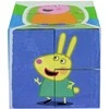 Oem Peppa Pig dėlionė su kaladėlėmis, kubas 7x7 cm
