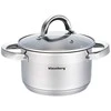 Klausberg KB-7125 modernus daugiasluoksnis puodas su dangčiu, 22 cm