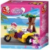 Sluban Girls Dream Holidays M38-B0600C motociklas su šonine priekaba