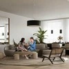Pakabinamas šviestuvas Sollux Lighting Šviestuvas OTTO 50 juodas