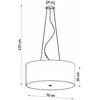 Pakabinamas šviestuvas Sollux Lighting Šviestuvas SOLLUX OTTO 70 juodas