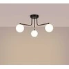Lubinis šviestuvas Sollux Lighting Šviestuvas ASTRAL 3 juodas