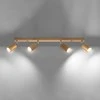 Sollux Lighting Lubinis šviestuvas BERG 4 natūralaus medžio