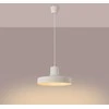 Sollux Lighting BILO pakabinamas šviestuvas, smėlio spalvos, plienas, E27, moderni apvali lemputė, 35x120 cm