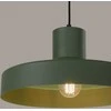 Sollux Lighting BILO pakabinamas šviestuvas, alyvuogių žalios spalvos, plienas, E27 lemputė, modernus apvalus, 35 cm
