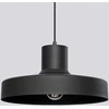 Sollux Lighting BILO pakabinamas šviestuvas, juodas, plienas, E27 lemputė, modernus, apvalus, 35x120 cm