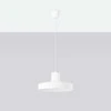 Sollux Lighting BILO pakabinamas šviestuvas, modernus plienas, E27, 15W, baltas, 35x35x120 cm