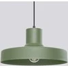 Sollux Lighting BILO pakabinamas šviestuvas, alyvuogių žalios spalvos, plienas, E27 lemputė, modernus apvalus, 35 cm