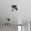 Sollux Lighting Lubinis šviestuvas RING 3P juodas