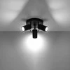 Sollux Lighting Lubinis šviestuvas RING 3P juodas