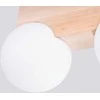 Pakabinamas šviestuvas Sollux Lighting BULBO Peach Puff 2 medinių ir stiklinių pakabinamų šviestuvų komplektas, IP20