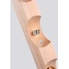 Sollux Lighting BULBO „Peach Puff“ 3 lempučių medžio ir stiklo pakabinamas šviestuvas, modernus dizainas