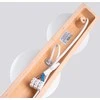 Sollux Lighting BULBO „Peach Puff“ 3 lempučių medžio ir stiklo pakabinamas šviestuvas, modernus dizainas