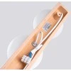 Sollux Lighting BULBO „Peach Puff“ 4 lempučių pakabinamas šviestuvas su mediniu ir stikliniu akcentu, modernus dizainas