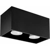 Sollux Lighting Lubinis šviestuvas QUAD juodas