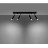 Sollux Lighting Lubinis šviestuvas EYETECH 4 juodas