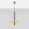 Sollux Lighting FELTRO pakabinamas šviestuvas, veltinio diskai, geltonai juodas, plienas, 30x126 cm, LED, G9