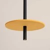 Sollux Lighting FELTRO pakabinamas šviestuvas, veltinio diskai, geltonai juodas, plienas, 30x126 cm, LED, G9