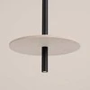 Sollux Lighting FELTRO pakabinamas šviestuvas, veltinio diskai, smėlio spalvos, juodo plieno, 30x30x126 cm