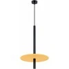 Sollux Lighting FELTRO pakabinamas šviestuvas, veltinio diskai, geltonai juodas, plienas, 30x126 cm, LED, G9