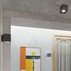 Sollux Lighting Lubinis šviestuvas QUAD 1 antracito spalvos