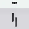 Sollux Lighting LAGOS vandenyno žalios spalvos modernus plieno sieninis šviestuvas, 2 x GU10, 10 W, juodas