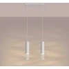 Sollux Lighting LAMI vandenyno žalios spalvos modernus baltas plieno pakabinamas šviestuvas, 2 x GU10 LED lizdai