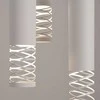 Sollux Lighting LAMI vandenyno žalios spalvos modernus plieno pakabinamas šviestuvas, 3 x GU10 LED, baltas, 25 x 125 cm