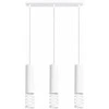 Sollux Lighting LAMI vandenyno žalios spalvos modernus plieno pakabinamas šviestuvas, 3 x GU10 LED, baltas, 40 cm