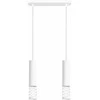 Sollux Lighting LAMI vandenyno žalios spalvos modernus baltas plieno pakabinamas šviestuvas, 2 x GU10 LED lizdai