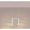 Sollux Lighting LIRO vandenyno žalios spalvos modernus plieno pakabinamas šviestuvas, 2 x GU10 LED, baltas