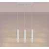 Sollux Lighting LIRO vandenyno žalios spalvos modernus plieno pakabinamas šviestuvas, 3 x GU10, 10 W, baltas