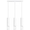 Sollux Lighting LIRO vandenyno žalios spalvos modernus plieno pakabinamas šviestuvas, 3 x GU10, 10 W, baltas