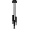 Sollux Lighting Pakabinamas šviestuvas LOOPEZ 3P juodas/chromas