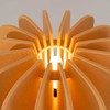 Sollux Lighting MULA ispaniško oranžinio veltinio šviestuvo gaubtas, 45 cm, modernus pakabinamas toršeras