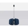 Pakabinamas šviestuvas Sollux Lighting MULA modernus pakabinamas ir toršeras, veltinio gaubtas, 45 cm, juodas rėmas